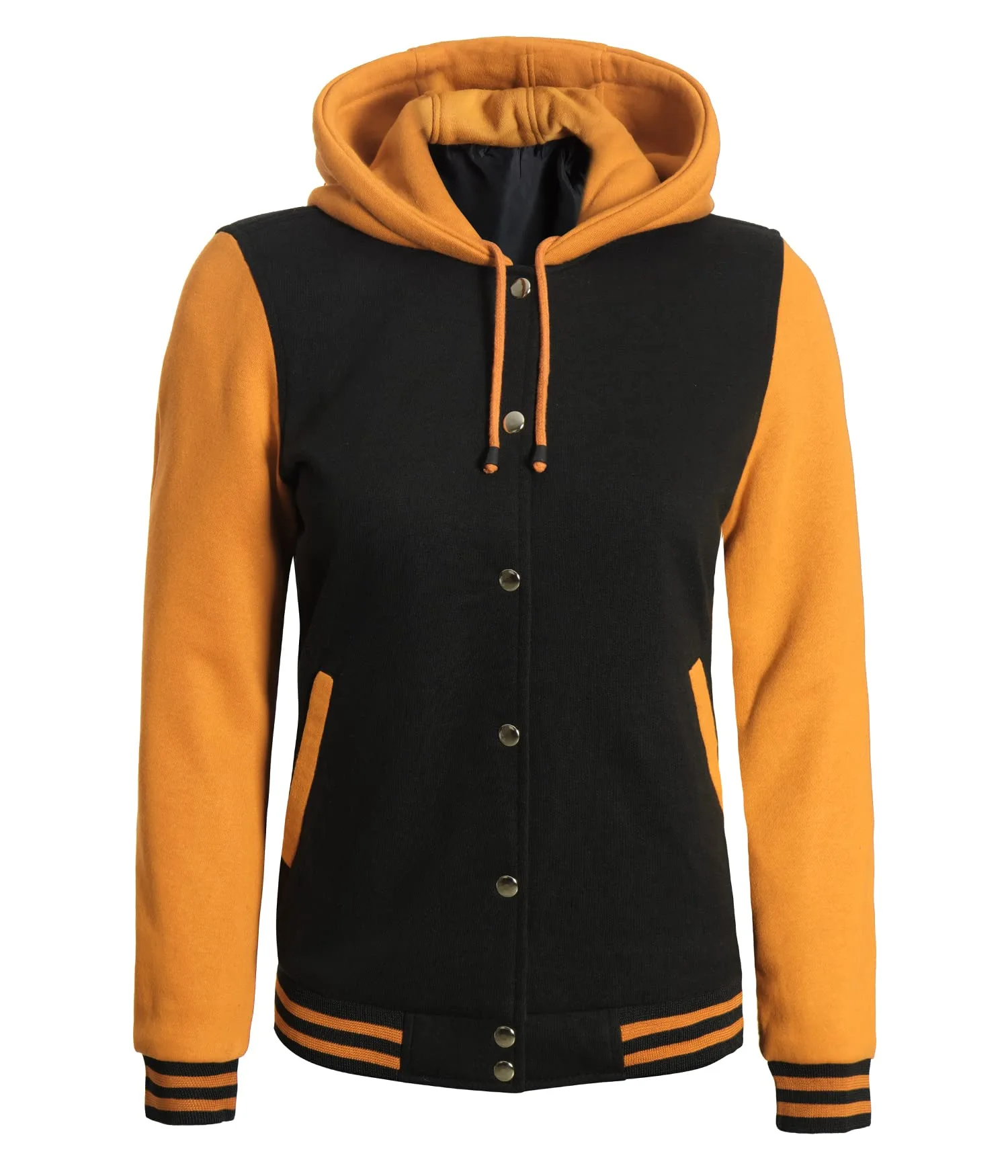 black-yellow-hooded-letterman-varsity-jacket-for-womens