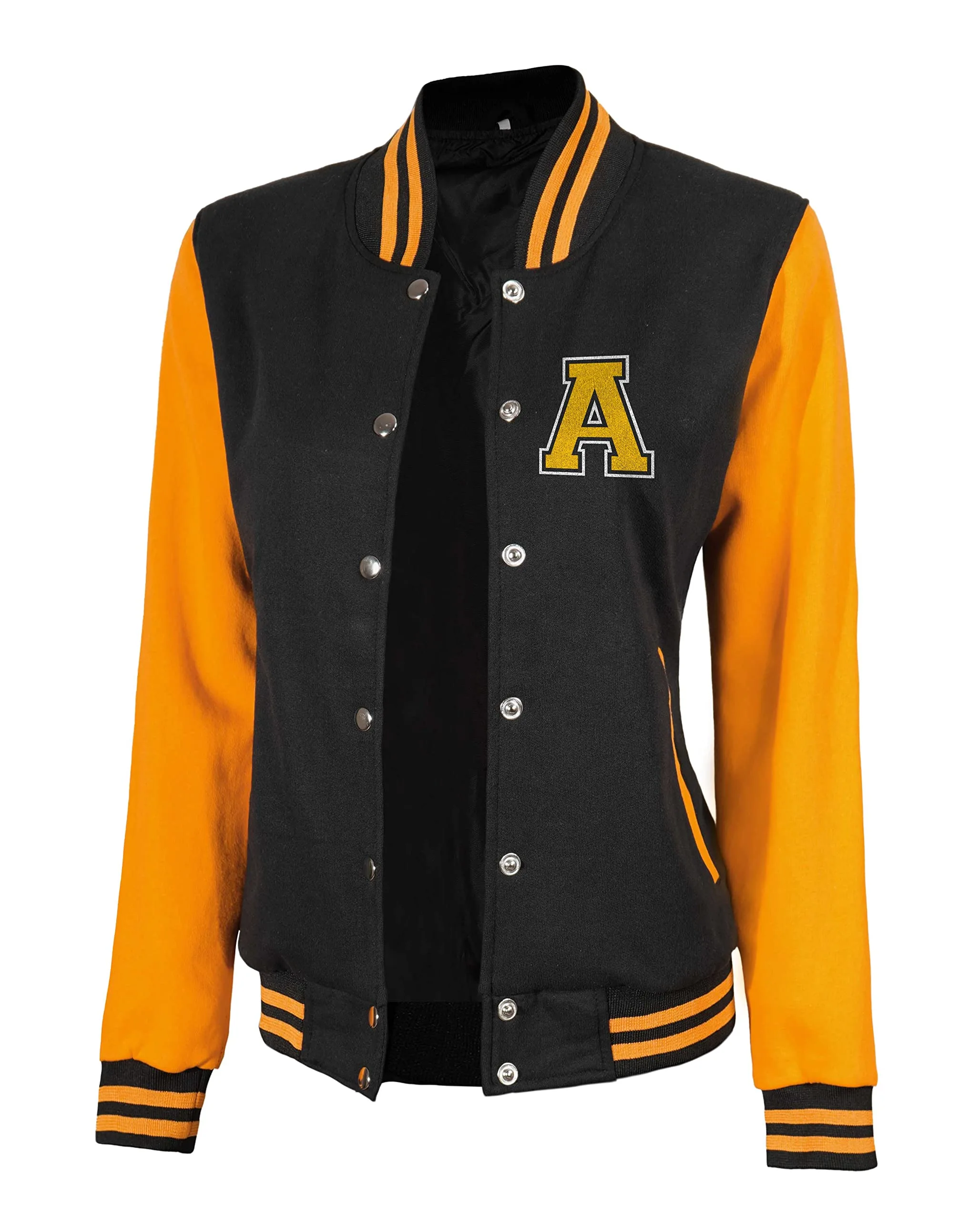 black-yellow-quilted-bomber-varsity-jacket-for-womens